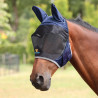 Maschera antimosche Shires FlyGuard Pro Deluxe con orecchie - Marina