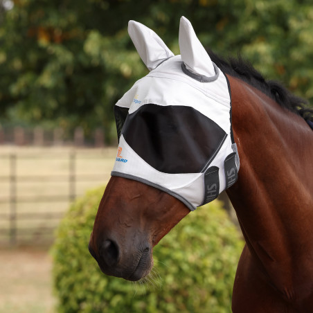 Maschera anti-mosche Shires FlyGuard Pro Sun Shade con orecchie