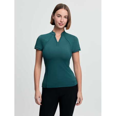 Base layer LeMieux in tessuto mesh Lisa da donna a maniche corte