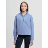 Felpa con collo con zip LeMieux Young Rider Vianne - Blu polvere