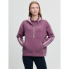 Felpa con mezza zip da donna LeMieux Connie - Malva