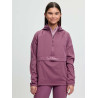 Giacca impermeabile LeMieux Young Rider con zip tre quarti Paige - Malva