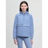 Giacca impermeabile LeMieux Young Rider con zip tre quarti Paige - Blu polvere