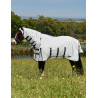 Coperta antieczeema Weatherbeeta Combo - Bianco / carbone di legna