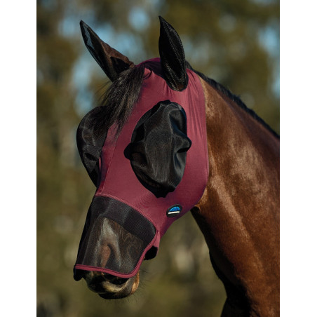 Maschera antimosche WeatherBeeta ComFiTec Luxe Stretch con orecchie e naso