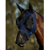 Maschera antimosche WeatherBeeta ComFiTec Luxe Stretch con orecchie e naso - Blu navy / nero