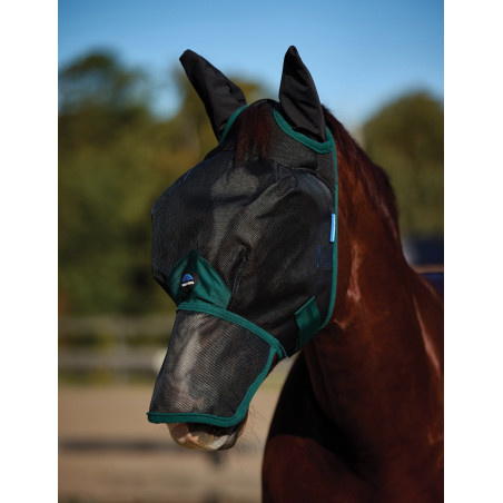 Maschera anti-mosche Weatherbeeta ComFiTec in rete resistente con orecchie e naso