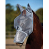 Maschera anti-mosche Weatherbeeta ComFiTec in rete resistente con orecchie e naso - Grigio