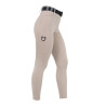 Leggings da donna Equestro a vita alta con passanti per cintura - Tan Oxford