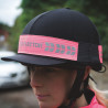 Fascia per casco Shires Equi-Flector® - Rosa brillante