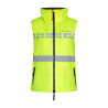 Gilet per giovane cavaliere Shires Equi-Flector® - Giallo