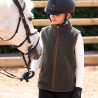 Gilet in pile Core per giovane cavaliere Shires Aubrion - Verde
