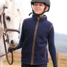 Gilet in pile Core per giovane cavaliere Shires Aubrion - Marina