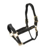 Capezzina in cuoio Lorca Shires Velociti Lusso - Nero