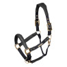 Capezza in pelle imbottita Shires Velociti Lusso - Nero