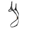 Capezzina incrociata Elite Shires Velociti Lusso - Nero