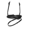 Capezzina francese Elite Shires Velociti Lusso - Nero
