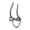 Capezzina francese curva ergonomica Shires Velociti Lusso - Avana