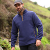 Pile mezza zip Core da uomo Shires Aubrion - Marina