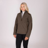 Pile con zip a un quarto Heritage unisex Shires Aubrion - Oliva scuro