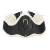 Cinghia anatomica Elite Shires Velociti Lusso - Nero