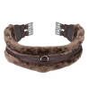 Cinghia Contour SupaFleece elastica Shires Arma - Marrone