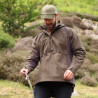 Felpa unisex Heritage con zip a un quarto Shires Aubrion - Oliva scuro