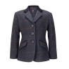 Giacca Saratoga bambino Shires Aubrion - Quadri ginepro blu navy