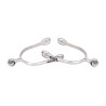Speroni a rotella con pallina Shires - Acciaio inox