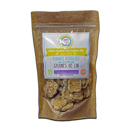 Crackers ai semi di lino per cani Happy Crackers