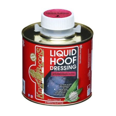 Olio per zoccoli Kevin Bacon's Hoof Dressing Liquido glitter Rosa