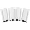 Stinchiere Equithème antimosche anti-UV in set da 4 - Bianco