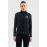 Gilet senza maniche Harcour Quickstara Reversibile Donna CSIO La Baule - Blu marino / rigata celeste