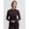 Base layer leggero LeMieux Brilliance Heyden donna - Espresso