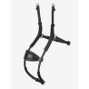 Museruola LeMieux Arika Adjustable Anatomic - Nero / argento