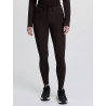 Pantaloni da equitazione da donna LeMieux con grip in silicone Brilliance - Espresso
