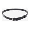 Sottogola LeMieux Kudos Flash in pelle verniciata - Nero / argento