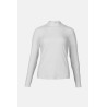 Polo da concorso B Vertigo Charlotta donna - Bianco / blu turchese
