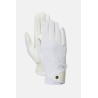 Guanti da equitazione Horze Romy - Bianco / blu turchese