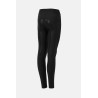 Leggings da equitazione Horze Maia Young Rider con grip integrale - Nero