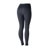 Leggings da equitazione Horze senza cuciture con grip in silicone a fondo intero Vanessa donna - Denim