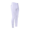 Pantaloni da equitazione Euro-Star Camelio grip al ginocchio da uomo - Bianco