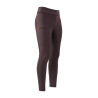 Leggings da equitazione Imperial Riding Teddy FullGrip per bambini - Cioccolato