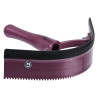 Coltello termico curvo in PVC con gomma Imperial Riding - Malva scuro metallizzato