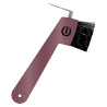 Netta piedi con spazzola Imperial Riding - Malva scuro metallizzato