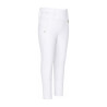 Leggings da equitazione HV Polo Favourite FullGrip per bambini - Bianco