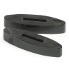Fermareni in silicone Shires - Nero