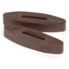 Fermareni in silicone Shires - Marrone