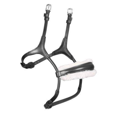 Capezzina tonda con fodera in pile Shires Velociti Rapida