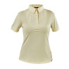 Camicia con fiocco a maniche corte per giovane cavaliere Shires Aubrion - Giallo